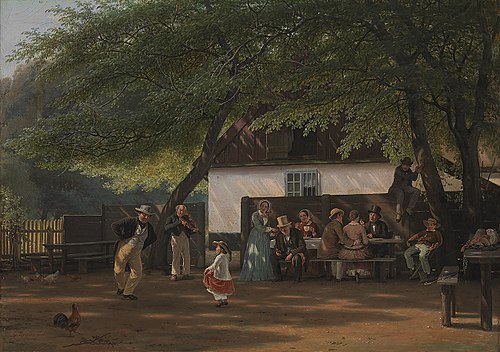 A Coffee Party at a Gamekeeper's House, 1854, David Monies