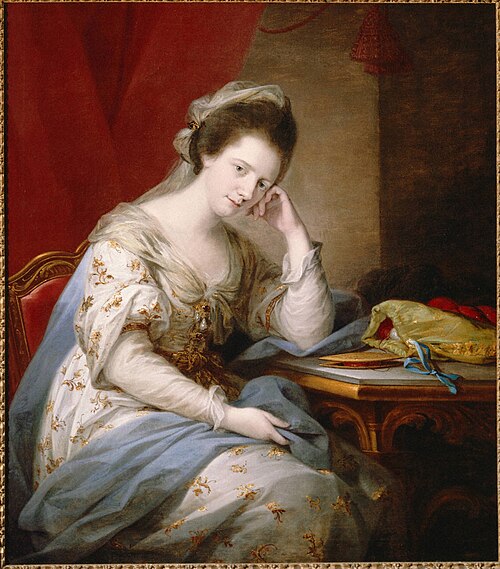 Barbara St. John Bletsoe, Countess of Coventry, 1800, Angelica Kauffmann