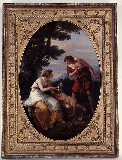 Cephise cuts the sleeping Cupids' Wings, 1782, Angelica Kauffmann