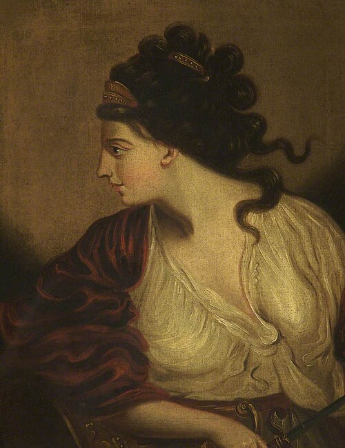 A Lady with a Dagger, , Angelica Kauffmann