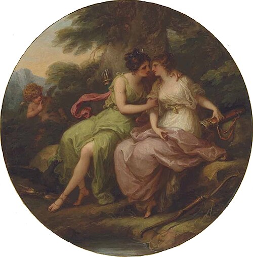 Jupiter and Callisto, 1760, Angelica Kauffmann