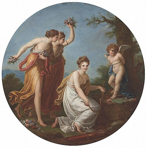 Punishment of Cupid, 1770, Angelica Kauffmann