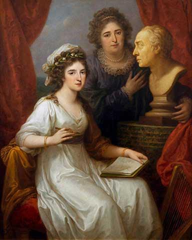 Anna Chernysheva and daughter, , Angelica Kauffmann