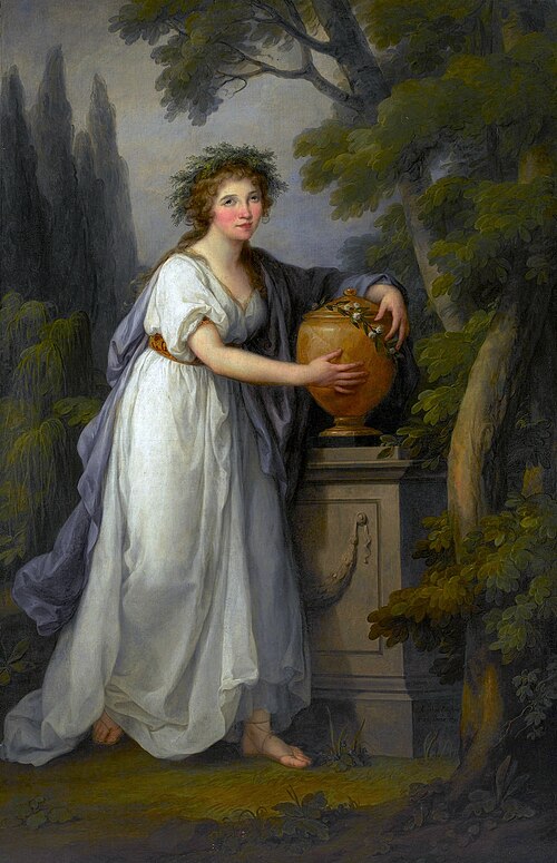 Portrait of Anna Potocka (1758-1814)., 1791, Angelica Kauffmann