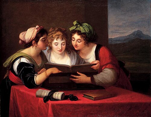 Trois chanteuses, 1795, Angelica Kauffmann