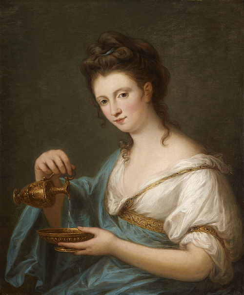 A personification of Hebe, 1750, Angelica Kauffmann