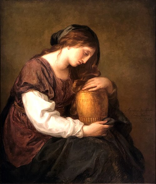 Agrippina Mourns the Urn of Germanicus, 1793, Angelica Kauffmann