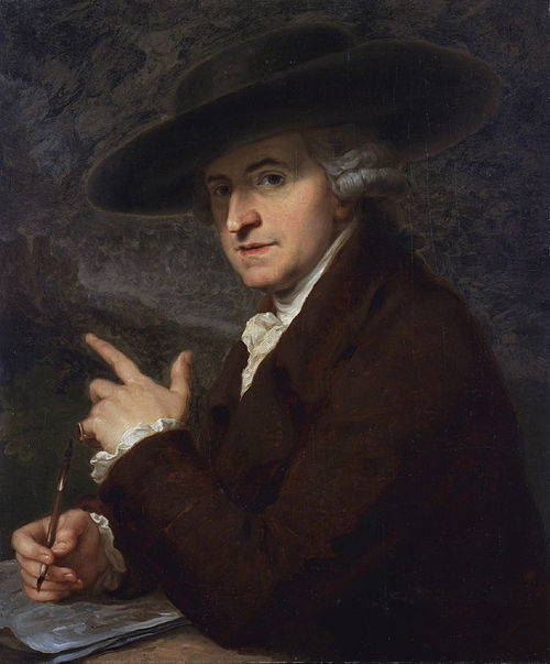 Portrait of her husband, the painter Antonio Zucchi, 1781, Angelica Kauffmann