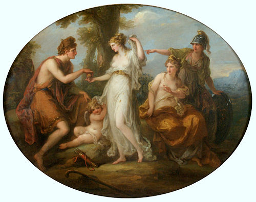 Le Jugement de Pâris, 1781, Angelica Kauffmann