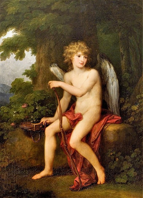 Prince Henry Lubomirski As Amor, 1786, Angelica Kauffmann