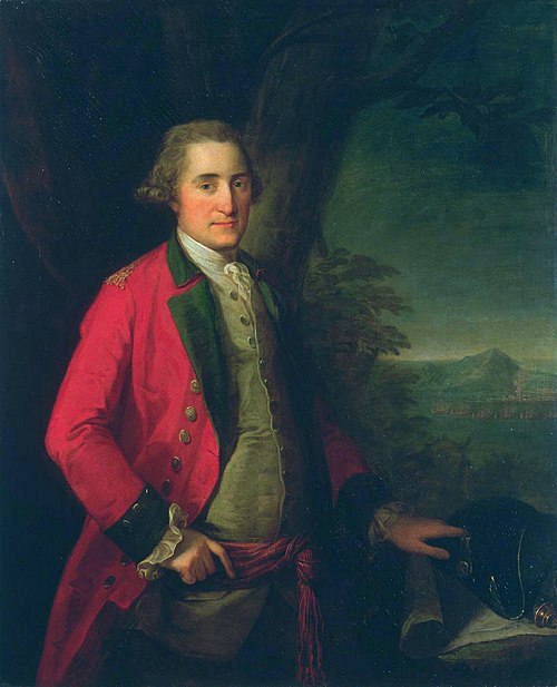 Portrait of Lieutenant General James Cuninghame, 1775, Angelica Kauffmann