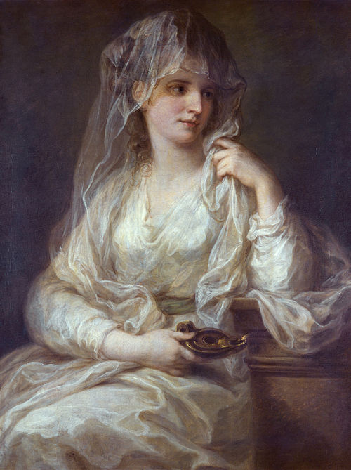 Portrait of a lady as Vestal Virgin, 1781, Angelica Kauffmann