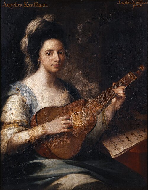 Autoportrait, 1764, Angelica Kauffmann