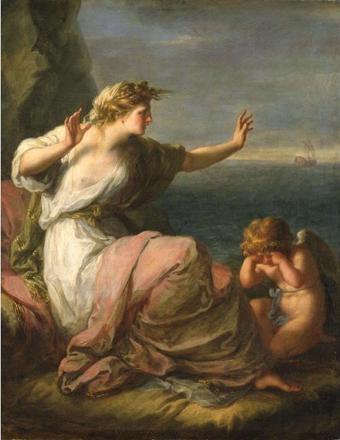 Ariadne Abandoned by Theseus, 1760, Angelica Kauffmann