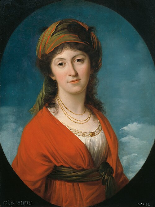 Marie Therese Gräfin Meerfeld, geb. Gräfin Dietrichstein, 1790, Angelica Kauffmann