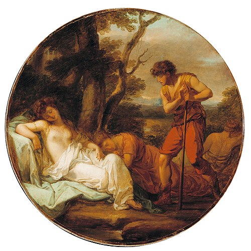 Cymon and Iphigenia, 1780, Angelica Kauffmann
