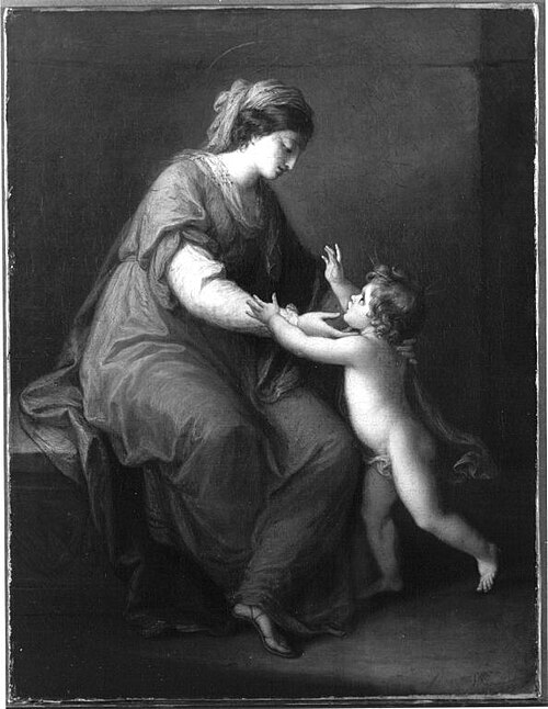 Madonna mit Kind, 1774, Angelica Kauffmann