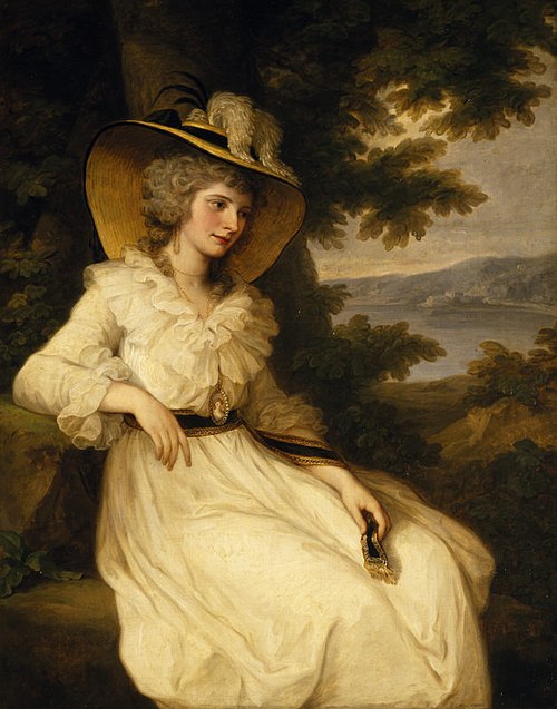 Lady Elizabeth Christiana Hervey, Lady Elizabeth Foster, later Duchess of Devonshire (1759-1824), 1786, Angelica Kauffmann
