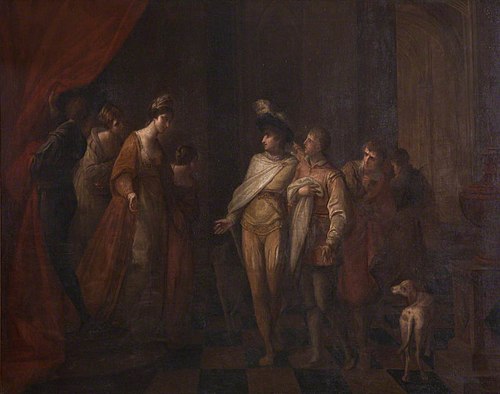 Ulysses discovering Achilles, 1769, Angelica Kauffmann