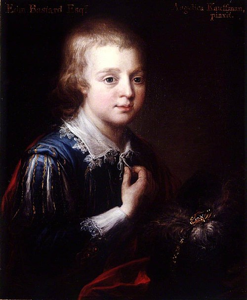Edmund Bastard (1758-1816), as a boy, 1766, Angelica Kauffmann