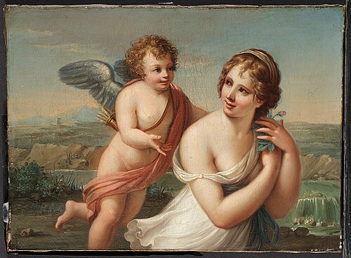 The Temptation of Eros, 1750, Angelica Kauffmann