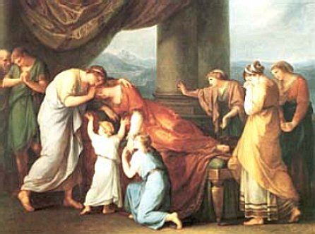 Death of Alcestis, 1790, Angelica Kauffmann