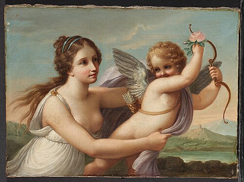 The Victory of Eros, 1762, Angelica Kauffmann