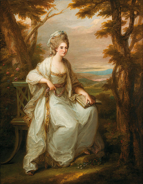 Portrait de Lady clan Henderson, 1771, Angelica Kauffmann