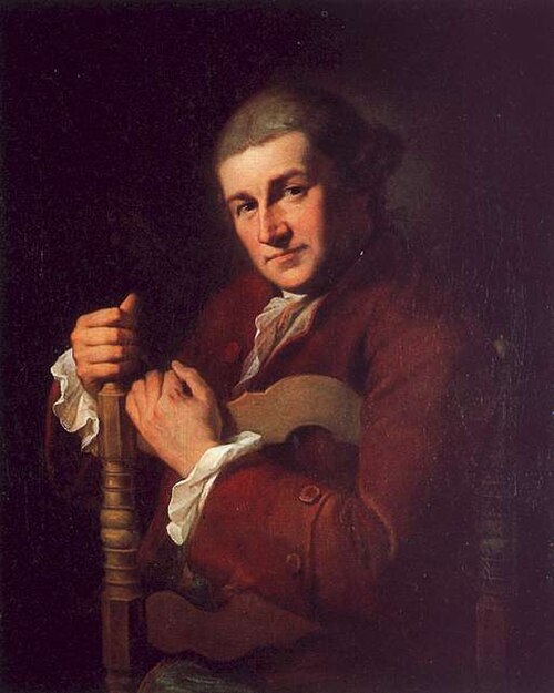 Portrait de David Garrick, 1764, Angelica Kauffmann