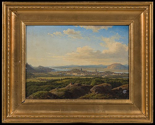 Gothenburg Seen From Örgryte, 1849, F.C. Kiærskou
