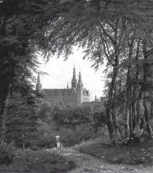 Frederiksborg, 1847, F.C. Kiærskou