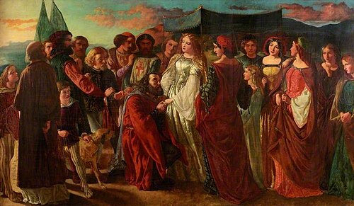 The Lady's Knight, 1873, David Wilkie Wynfield