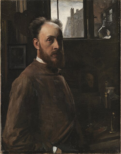 Autoportrait, 1880, Frans Schwartz