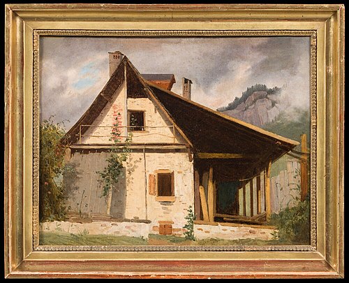 A House in the Tyrol, 1837, Frederik Sødring