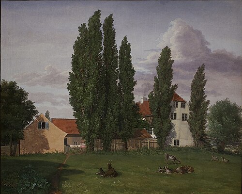 "Marialyst" at Frederiksberg. Ole Winstrup's House, 1828, Frederik Sødring
