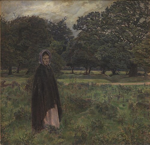 Ukrudt. En kvinde i et landskab, 1888, Georg Seligmann