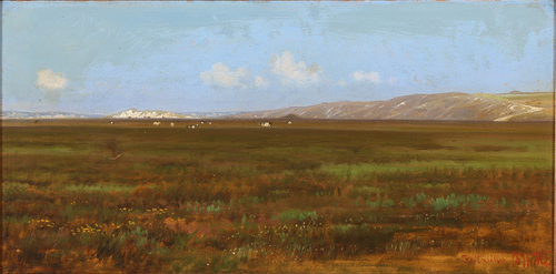Landscape near Klitmøller, on a summer day, 1891, Hans Gabriel Friis