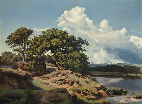Danish landscape., 1844, Heinrich Buntzen