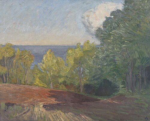 The Edge of a Forest. A Clear September Day, 1938, Henrik Schouboe