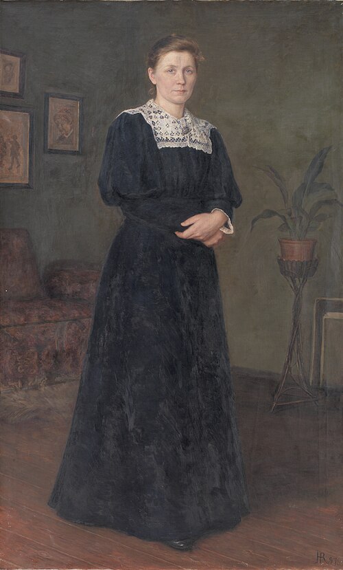 The Painter Ane Marie Hansen, 1897, Holga Reinhard