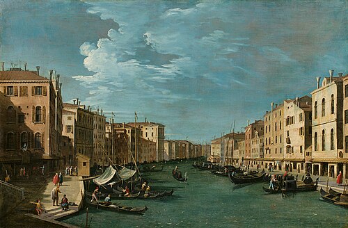 View of the Grand Canal in Venice, 1750, Jacopo Fabris