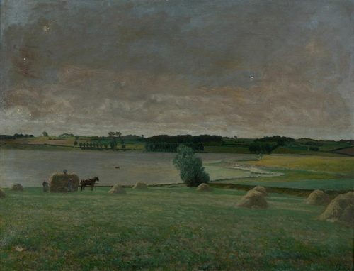 Bringing in the hay., 1908, Jens Birkholm
