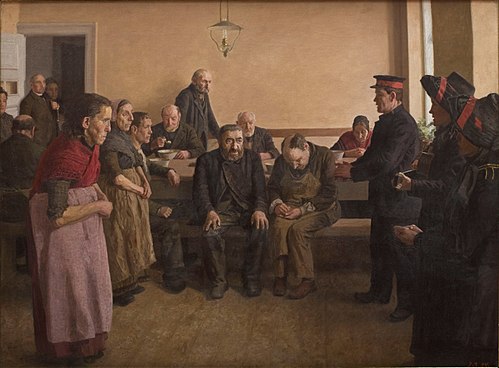 Frelserhæren i fattiggården, 1904, Jens Birkholm