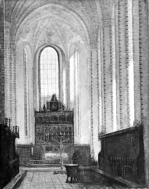 Koret i Århus Domkirke, 1895, Jens Hansen-Aarslev