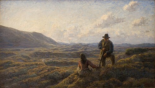 Idyl på heden, 1908, Johannes Wilhjelm