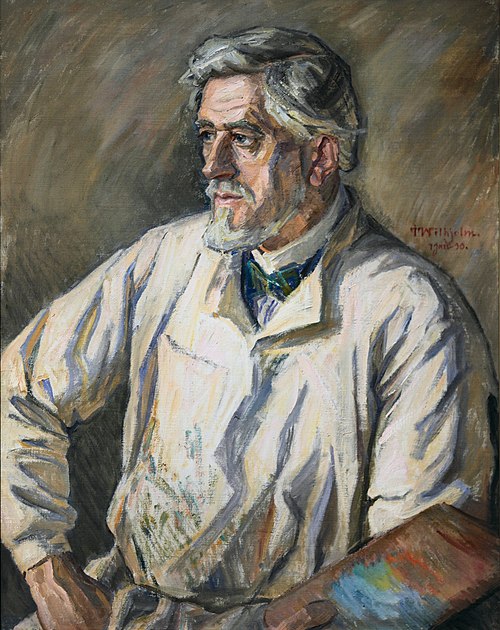 Portrait of J.F. Willumsen, 1930, Johannes Wilhjelm