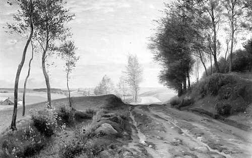 Landskab fra Næstvedegnen, 1884, Karl Georg Jensen