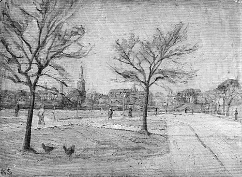 Artillerivej. Forår, 1899, Karl Schou