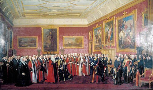 The Lord Mayor of London Presenting an Address of Congratulation to His Majesty Louis-Philippe at Wi, 1847, Jean Alaux