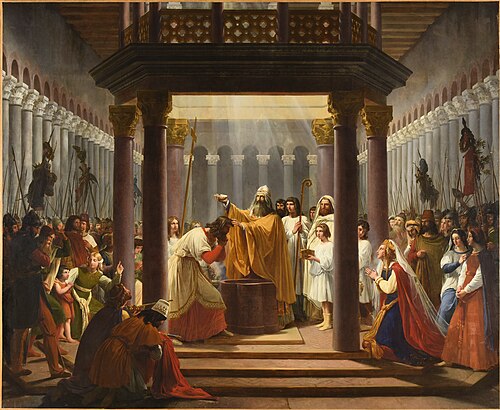 Baptême de Clovis, 1825, Jean Alaux